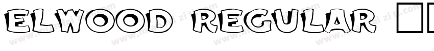 Elwood Regular字体转换